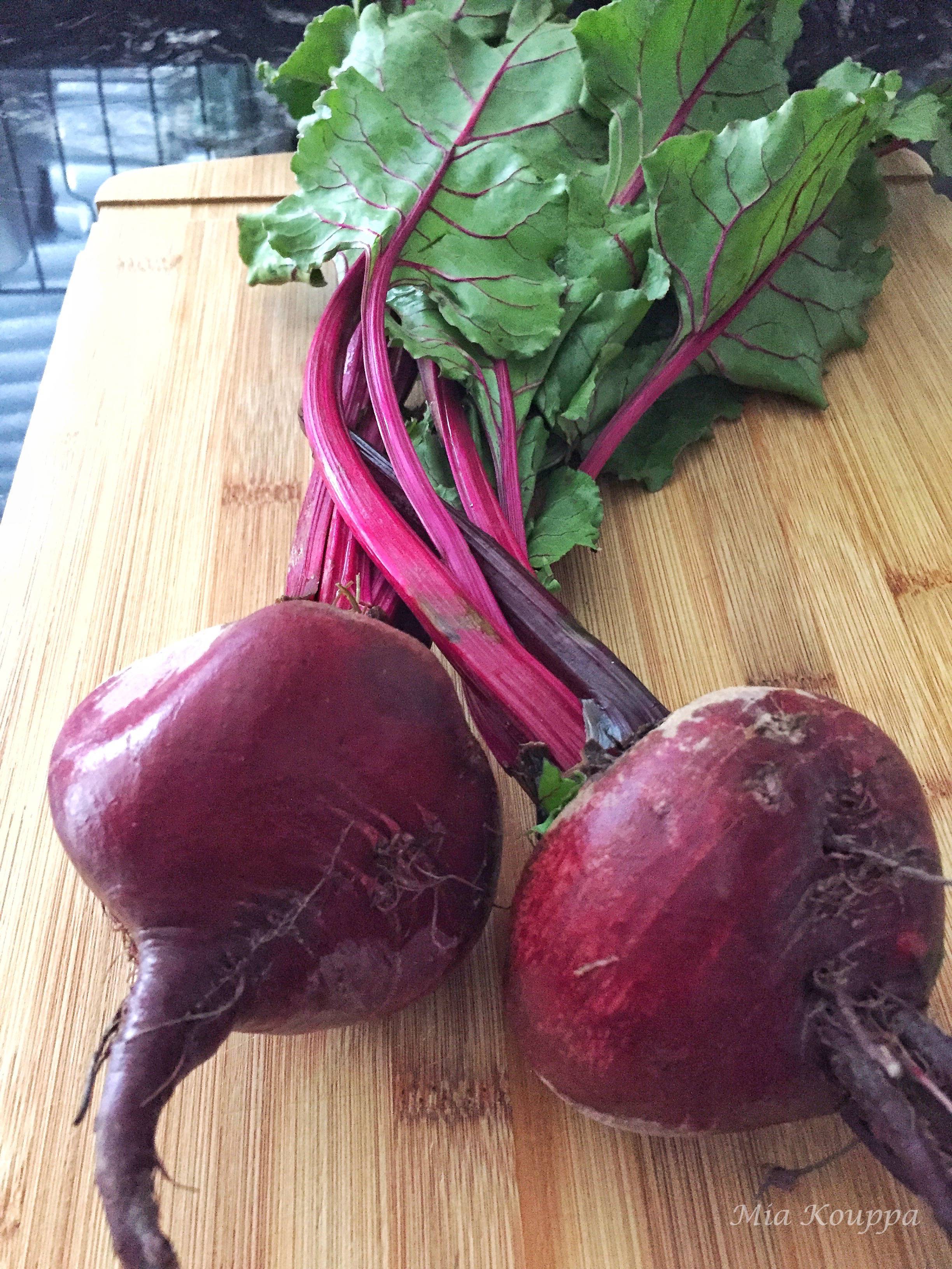 Beets and their greens