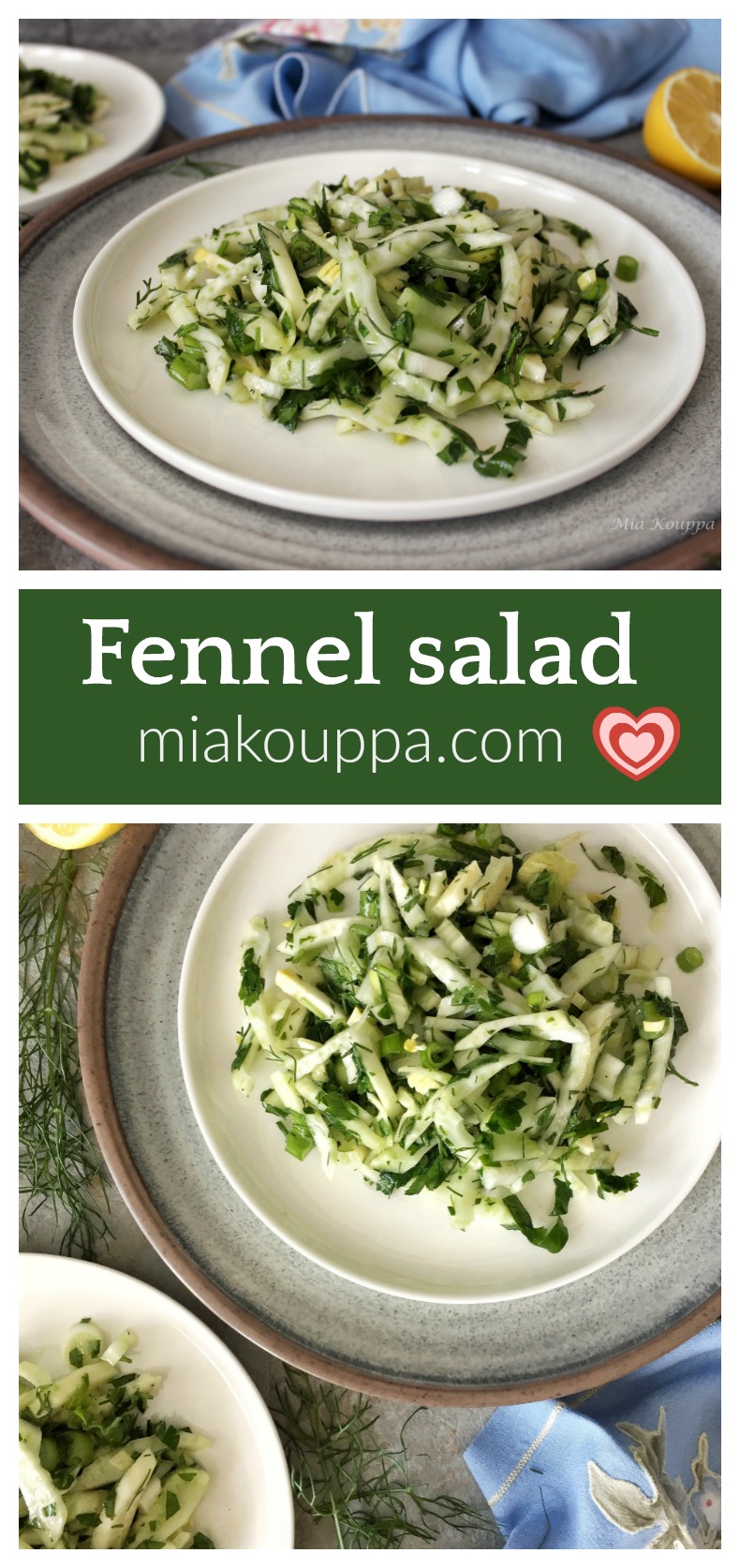 Fennel salad (Σαλάτα με μάραθο)