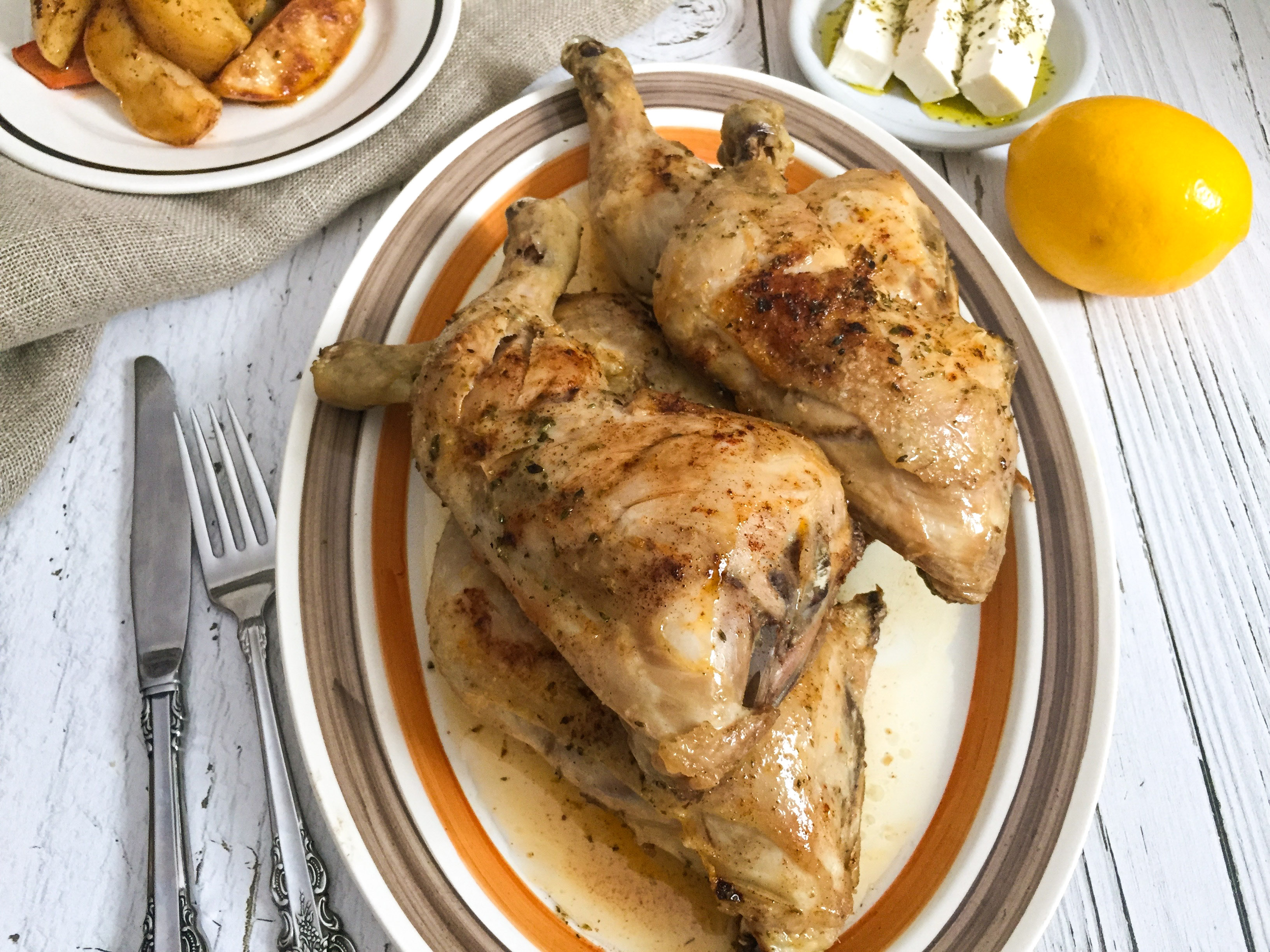 Broiled chicken (Κότα ψητή)