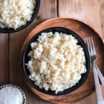 Rice with mizithra and burnt butter