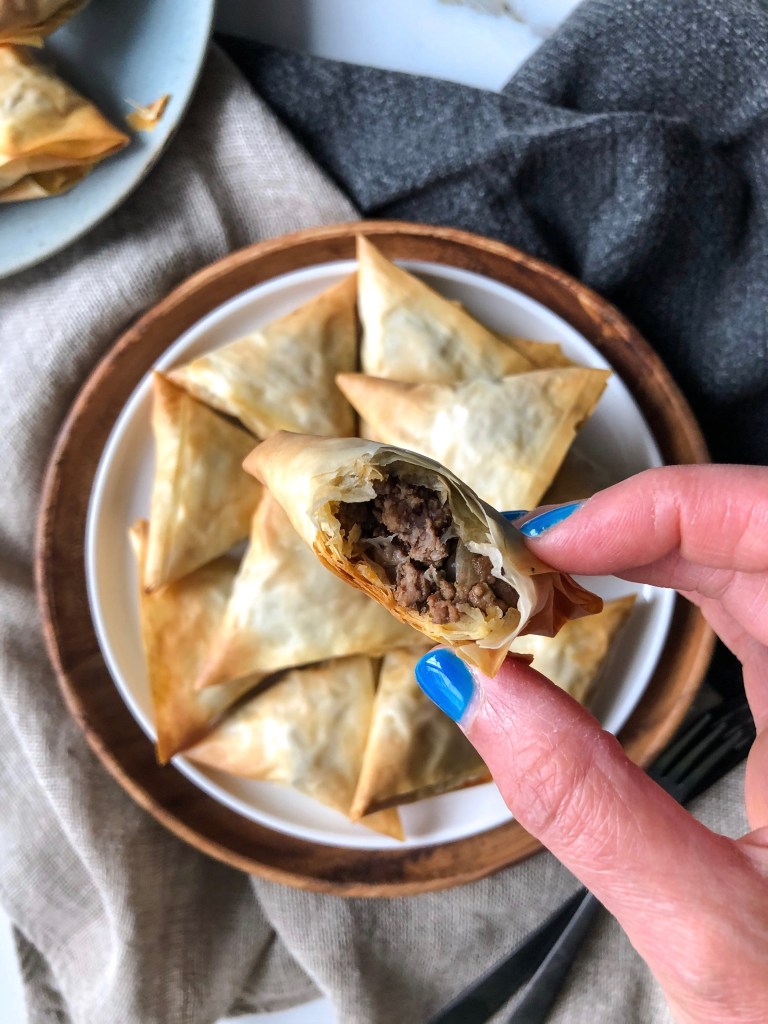 Mini meat pies with filo