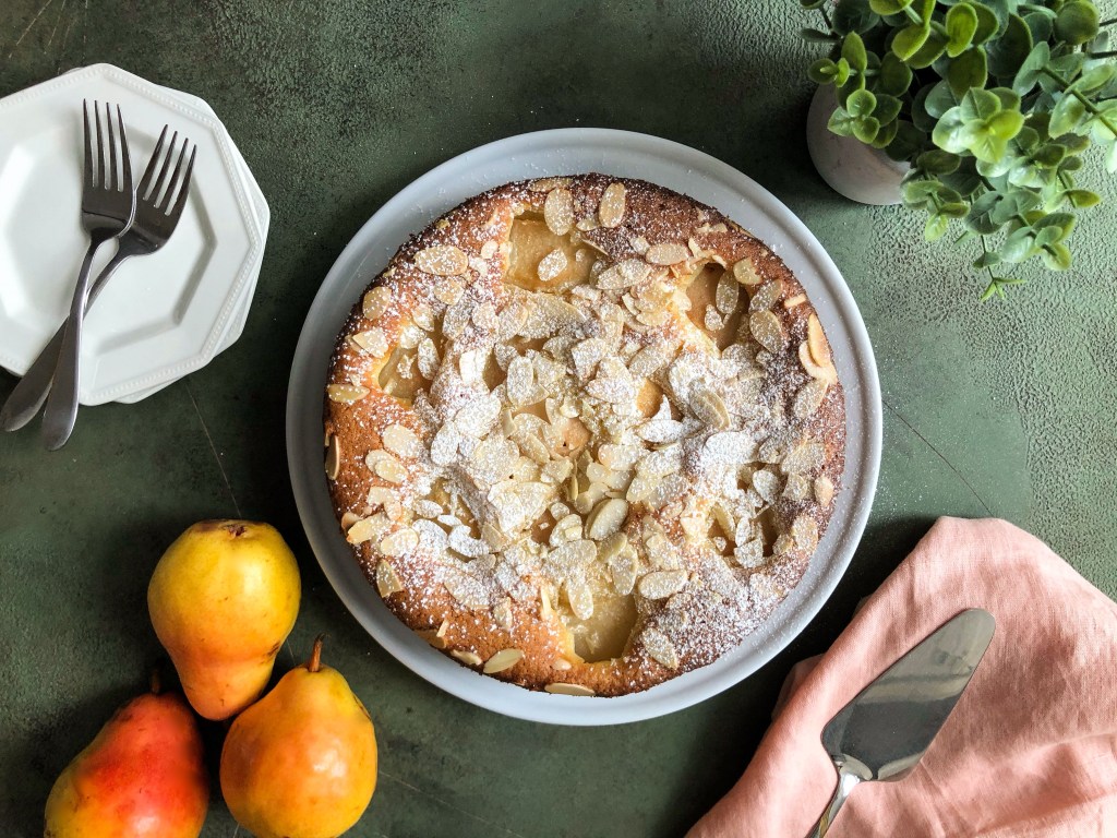 Almond and Pear cake