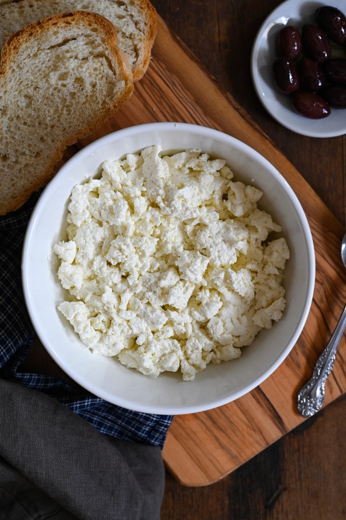 Learn all about mizithra (myzithra) and how to make the soft version of this Greek cheese