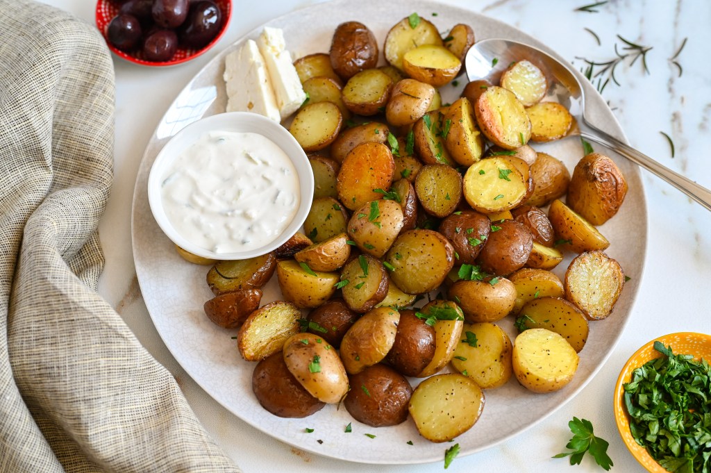 Easy roasted potatoes make a perfect side dish